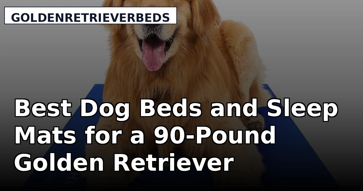 Best Dog Beds and Sleep Mats for a 90-Pound Golden Retriever