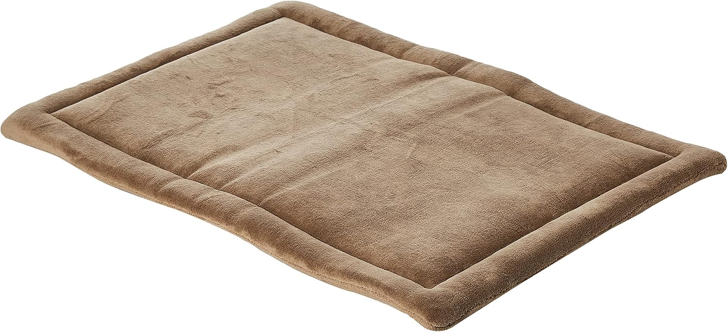 MidWest Homes for Pets Intermediate QuietTime Taupe Micro Terry Pet Bed, Ultr...