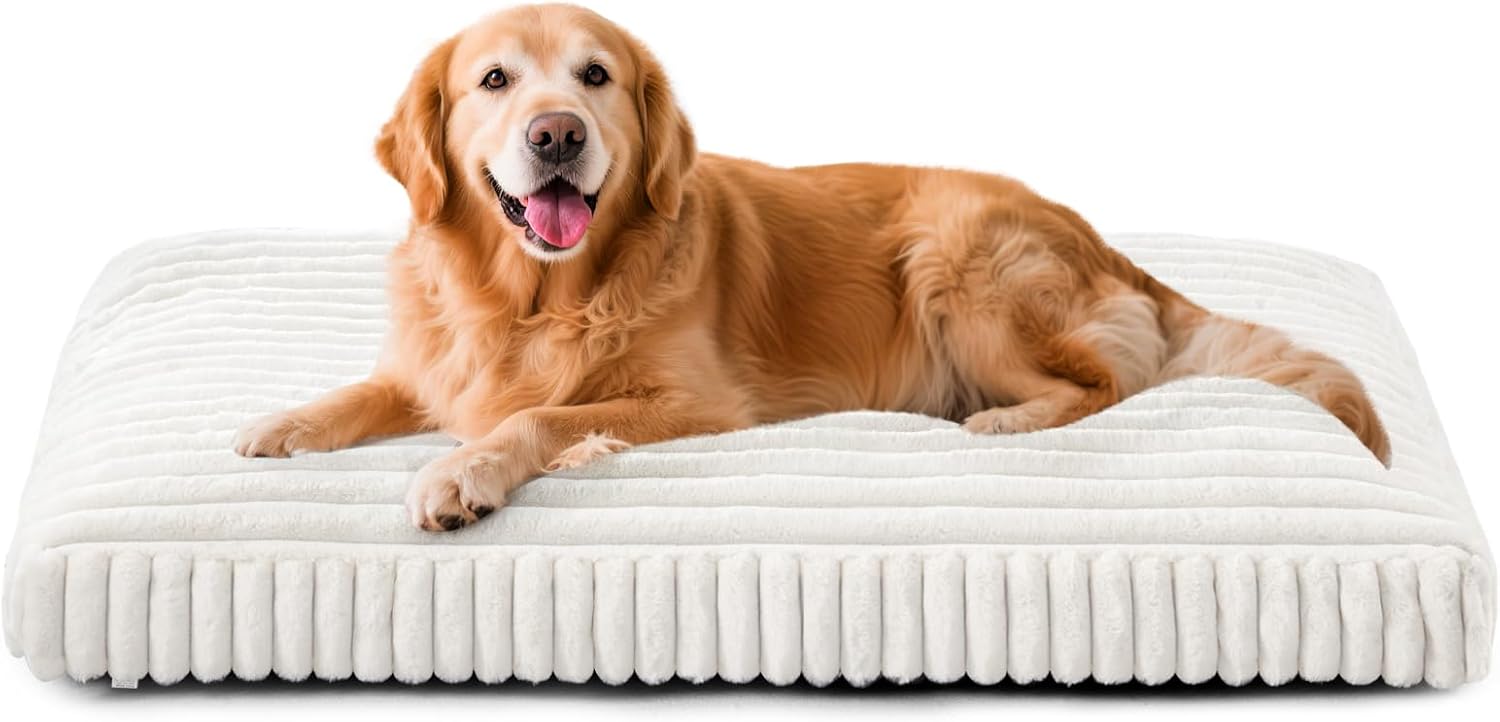 FURTIME XL Dog Beds Large Sized Dog, Washable Dog Bed for Crate, 35"